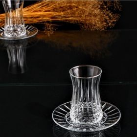 Paşabahçe Elysia Şeffaf 12 Parça Çay Bardak Seti