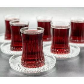 Paşabahçe Elysia Şeffaf 12 Parça Çay Bardak Seti