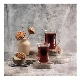 Paşabahçe G4 12'li Kulplu Çay Bardağı