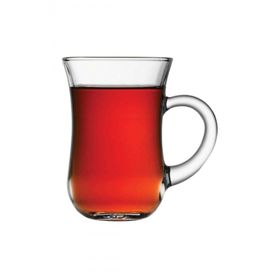 Paşabahçe Glass4you Lina 6'lı Kulplu Çay Bardağı