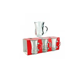 Paşabahçe Glass4you Lina 6'lı Kulplu Çay Bardağı