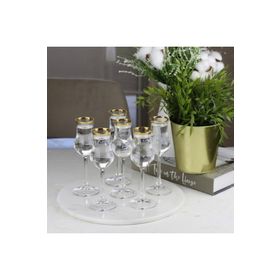 Paşabahçe Grappa 6'lı Gold Kahve Su Bardak