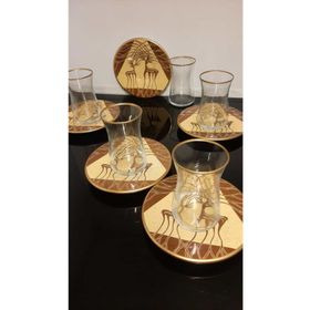 Paşabahçe Heybeli 6'lı Çay Tabak