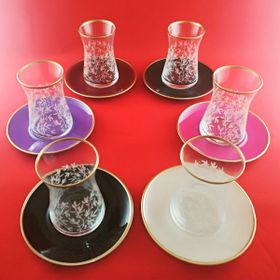 Paşabahçe Heybeli 6'lı Çay Takımı