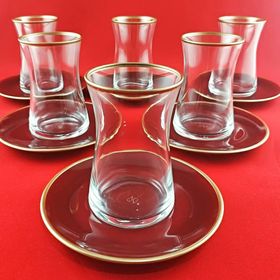 Paşabahçe Heybeli 6'lı Çay Takımı