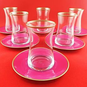 Paşabahçe Heybeli 6'lı Çay Takımı