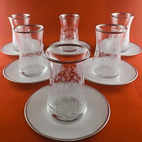 Paşabahçe Heybeli 6'lı Çay Takımı