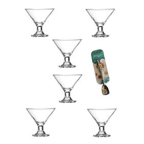 Paşabahçe Ice Ville 12 Parça Dondurma Kaşıklı Set Dondurma ve Tatlı Kasesi