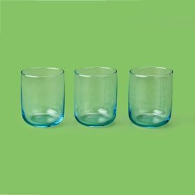 Paşabahçe İconic 3'lü Mavi 270 ml Su Bardağı Seti