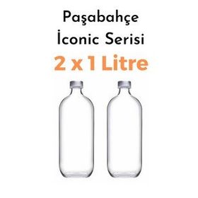Paşabahçe Iconic Cam Su Şişesi Yağ Limon Saklama Kabı