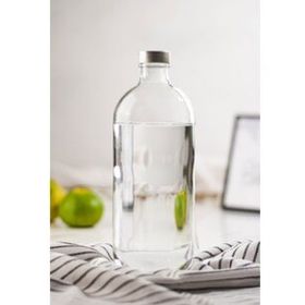 Paşabahçe Iconic Cam Su Şişesi Yağ Limon Saklama Kabı