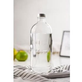 Paşabahçe Iconic Cam Su Şişesi Yağ Limon Saklama Kabı
