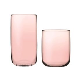 Paşabahçe İconic Pembe 2 Boy 12'li Su Meşrubat Bardağı