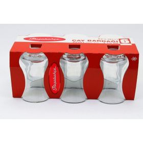 Paşabahçe İnce Belli Optikli 6'lı Çay Bardağı