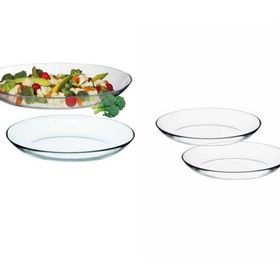 Paşabahçe İnvitation Oval Servis 4'lü Kayık Tabak