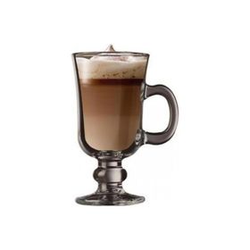Paşabahçe Irish Coffe 2'li Kulplu Cam Bardak,Kahve-Cappuccino Bardağı