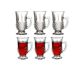 Paşabahçe İstanbul 6'lı Kulplu Ayaklı Kupa
