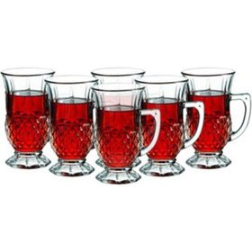 Paşabahçe İstanbul Kulplu 6'lı Çay Bardağı Takımı