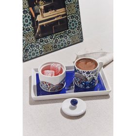 Paşabahçe İznik Tabaklar Türk Kahvesi Seti