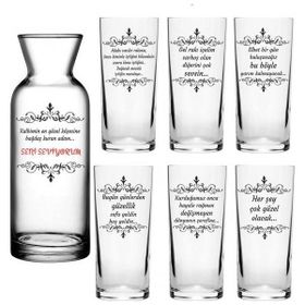 Paşabahçe Kalender 6'lı Rakı Bardağı ve Karaf Seti