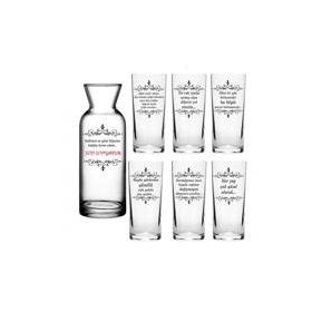 Paşabahçe Kalender 6'lı Rakı Bardağı ve Karaf Seti