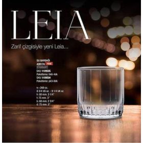 Paşabahçe Leia Sade 6'lı Su Bardağı