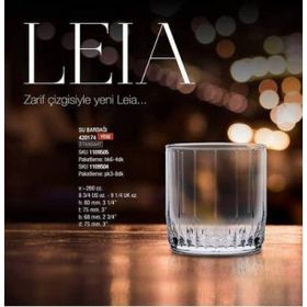 Paşabahçe Leia Sade 6'lı Su Bardağı