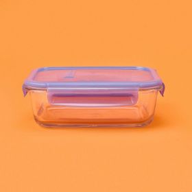 Paşabahçe Lockie Lock 1030 ml Şeffaf Mavi Saklama Kabı