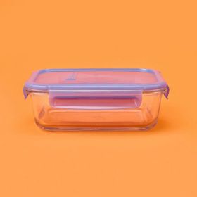 Paşabahçe Lockie Lock 1030 ml Şeffaf Mavi Saklama Kabı