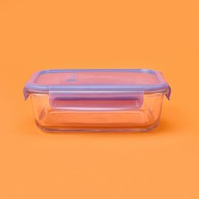 Paşabahçe Lockie Lock 1030 ml Şeffaf Mavi Saklama Kabı