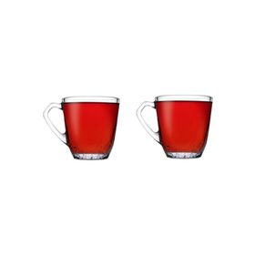 Paşabahçe Mercan 2'li Kulplu Çay Bardağı