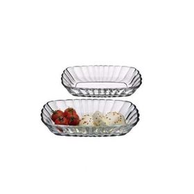 Paşabahçe Mezze 2'li Servis Tabağı