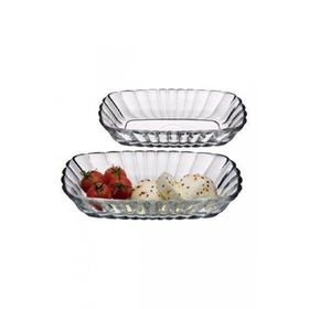 Paşabahçe Mezze 2'li Servis Tabağı