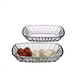 Paşabahçe Mezze 2'li Servis Tabağı