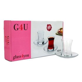 Paşabahçe Misis Glass4You 6'lı Çay Bardak