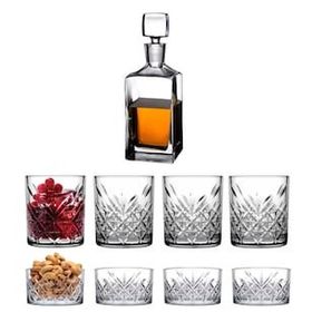 Paşabahçe Nude Square Timeless Viski Karaf Bardak Takımı