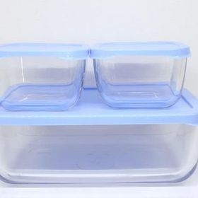 Paşabahçe Oasis 3'lü Plastik Kapaklı Saklama Kabı