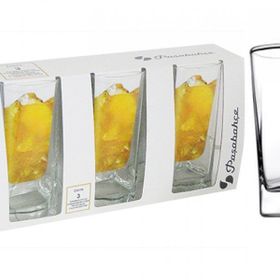 Paşabahçe P41300 6'Lı Carre Meşrubat Bardağı