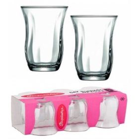 Paşabahçe P42191O 6'Lı Optikli Çay Bardağı