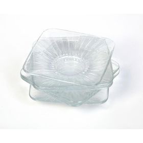 Paşabahçe P54261 Kare 6'lı Çay Tabağı
