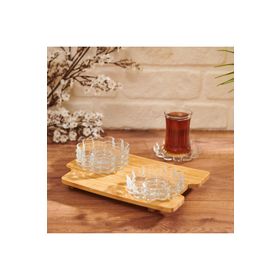 Paşabahçe Papatya 6'lı Çay Tabağı