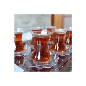 Paşabahçe Papatya İnce Belli 12 Parça Çay Bardağı Takımı