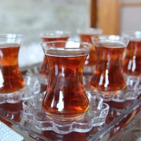 Paşabahçe Papatya İnce Belli 12 Parça Çay Bardağı Takımı