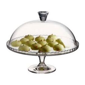 Paşabahçe Patisseri Ayaklı Cam Kapaklı Kek Fanusu