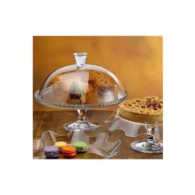 Paşabahçe Patisseri Ayaklı Cam Kapaklı Kek Fanusu