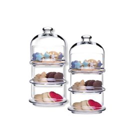 Paşabahçe Patisseria 3 Katlı 2'li Cam Kavanoz