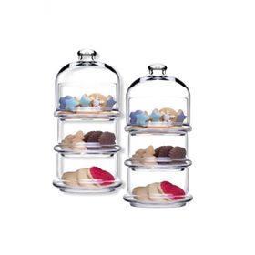 Paşabahçe Patisseria 3 Katlı 2'li Cam Kavanoz