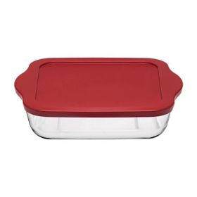Paşabahçe Plastik Kapaklı Kare Tepsi