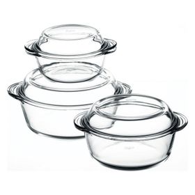 Paşabahçe Rotaflex Kapaklı Borcam Set