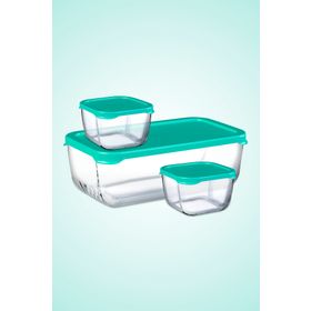 Paşabahçe Snow Box 3'lü Saklama Kabı Seti